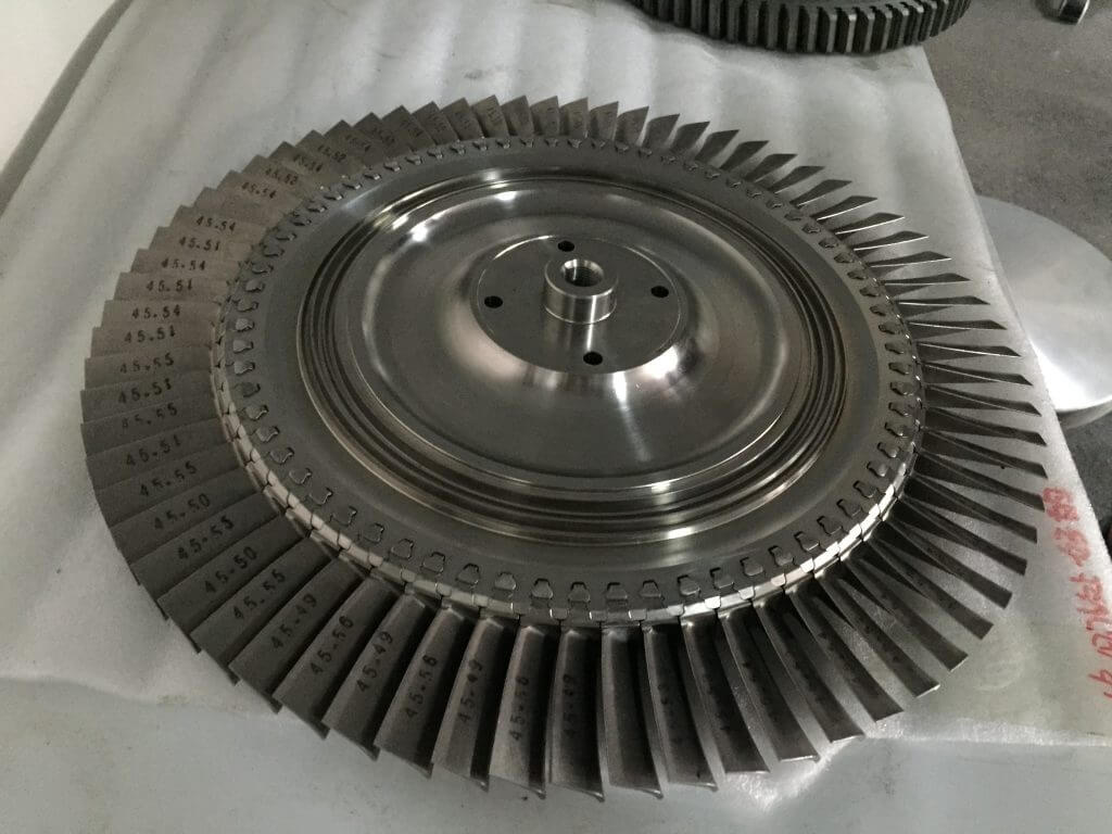 GE TURBINE DISC ASSEMBLY 126-1654-1