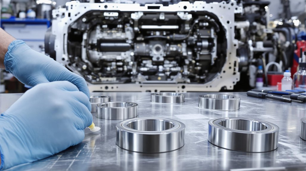 camshaft lubrication and inspection