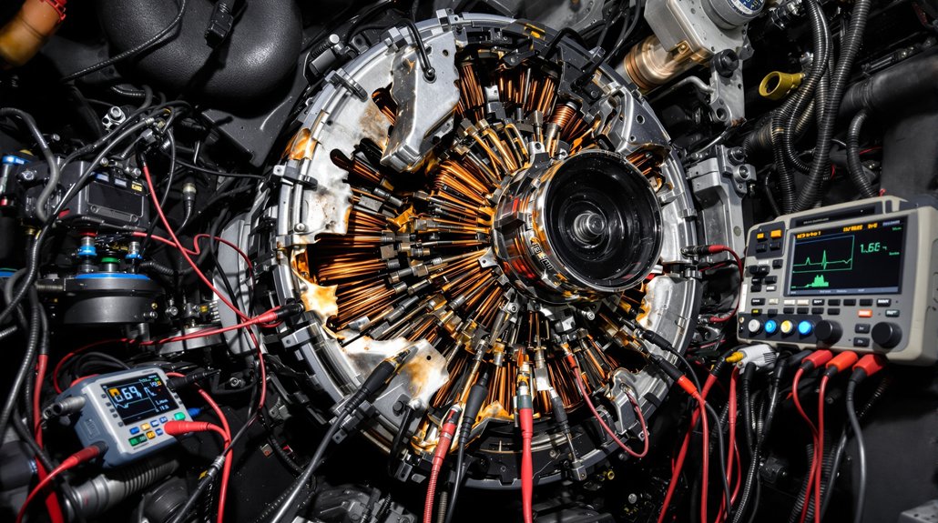 alternator diode failure symptoms