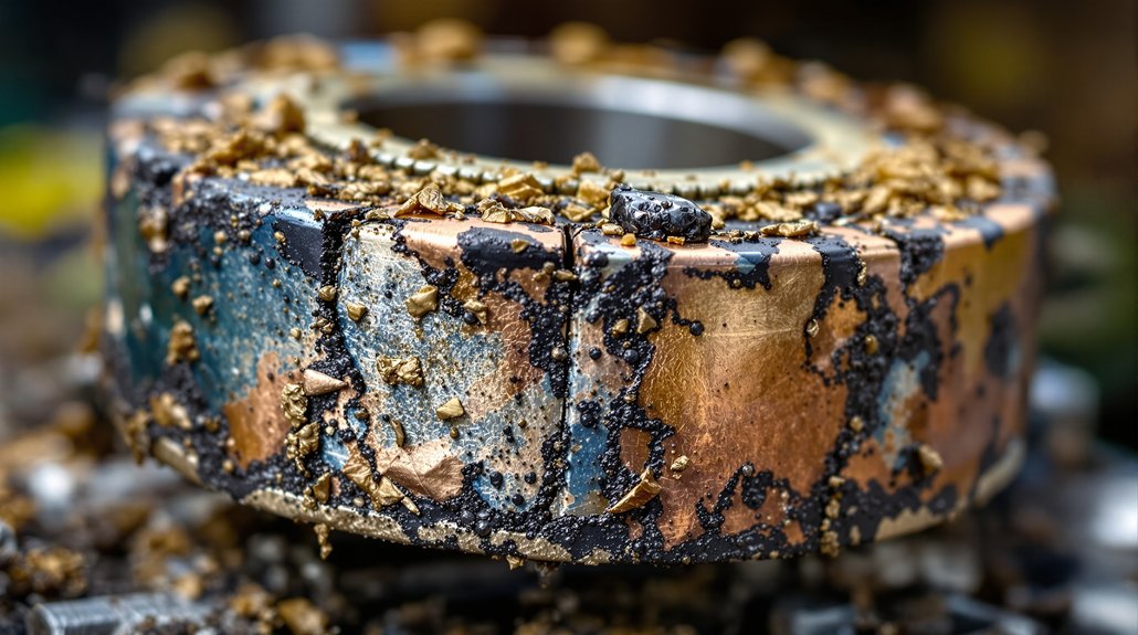 bushing induced traction motor degradation