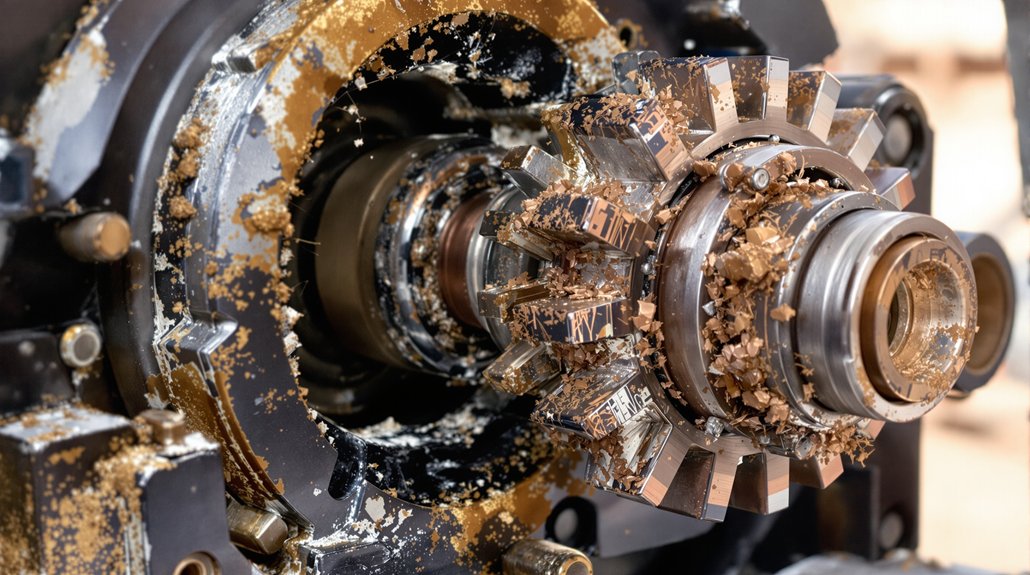 eccentric loading from bushing wear