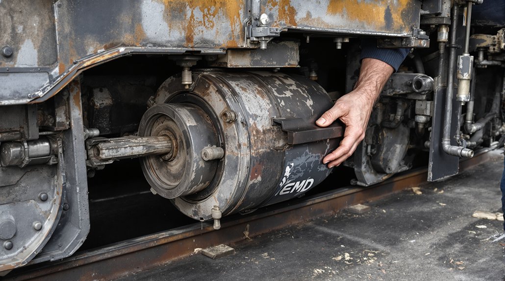 EMD Locomotive Traction Motor Suspension Bushing Replacement Guide