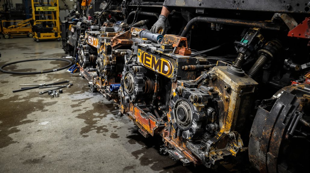 remove bogie access bushings