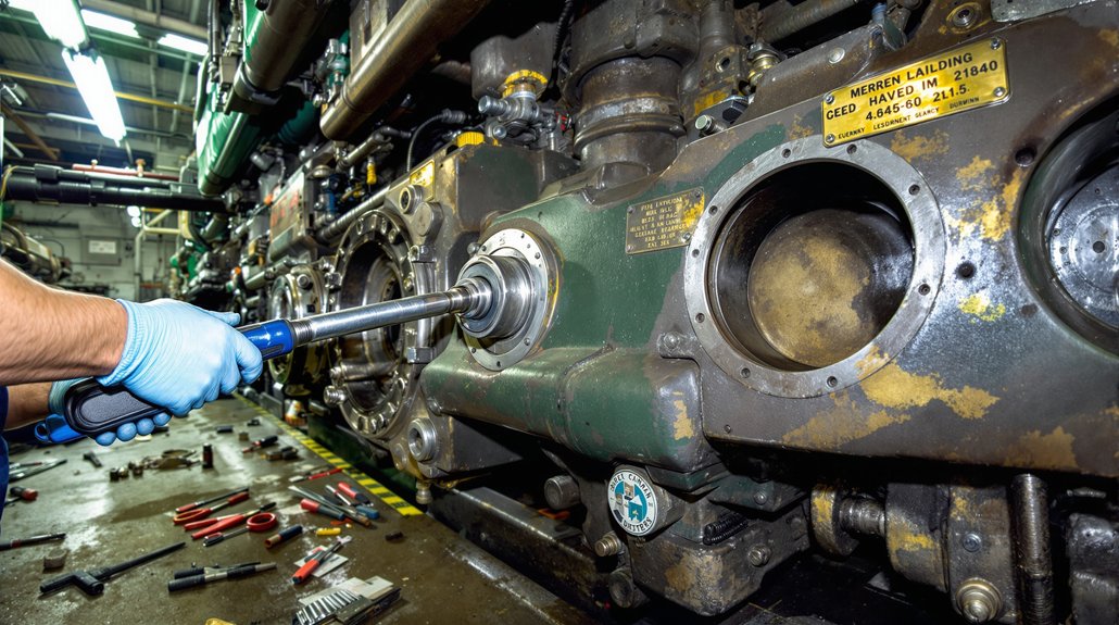 scheduled gear drive inspection cadence