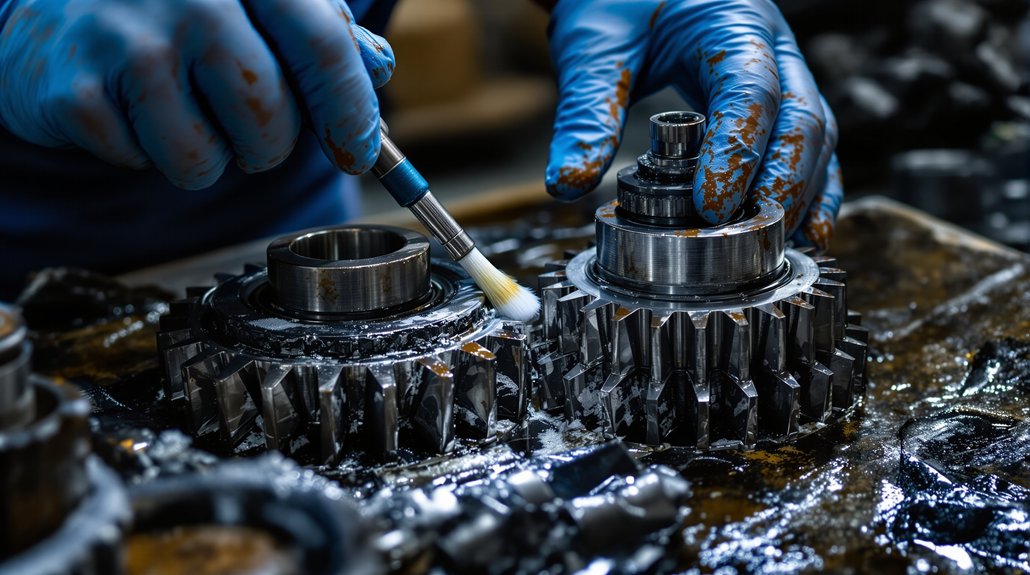 traction motor gearing maintenance