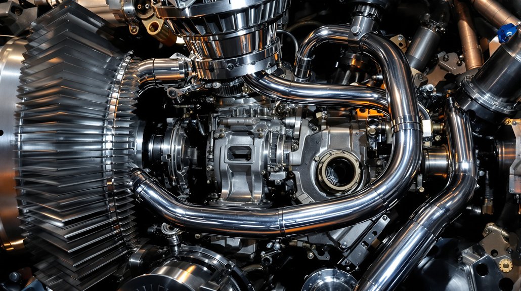 turbocharged gear drive cooling