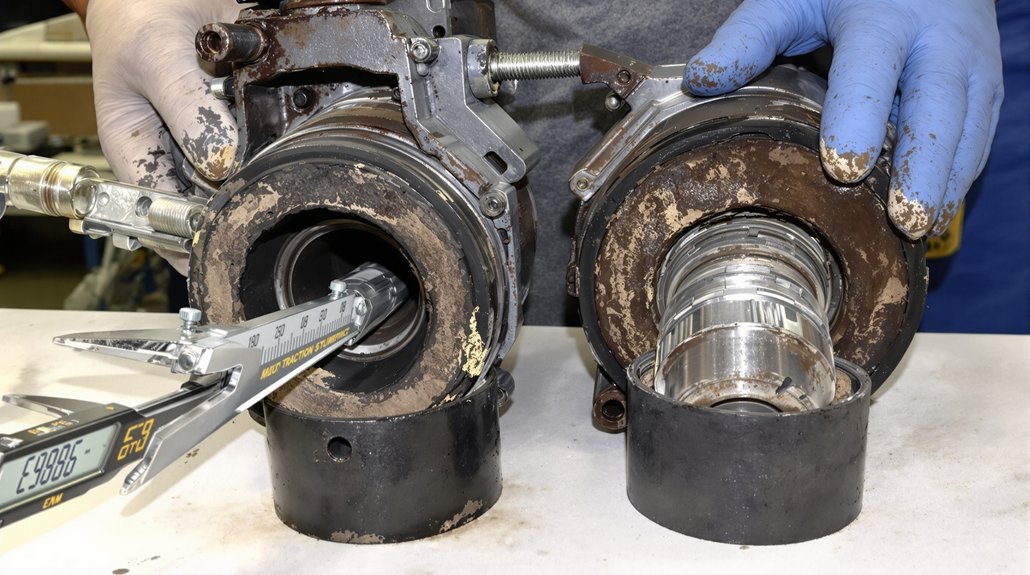 verify and document bushing condition