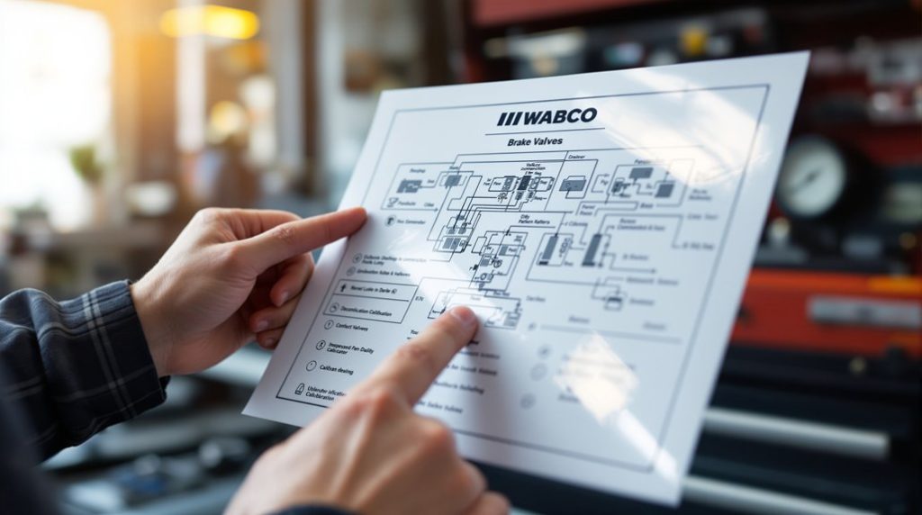 wabco brake valve diagrams reading