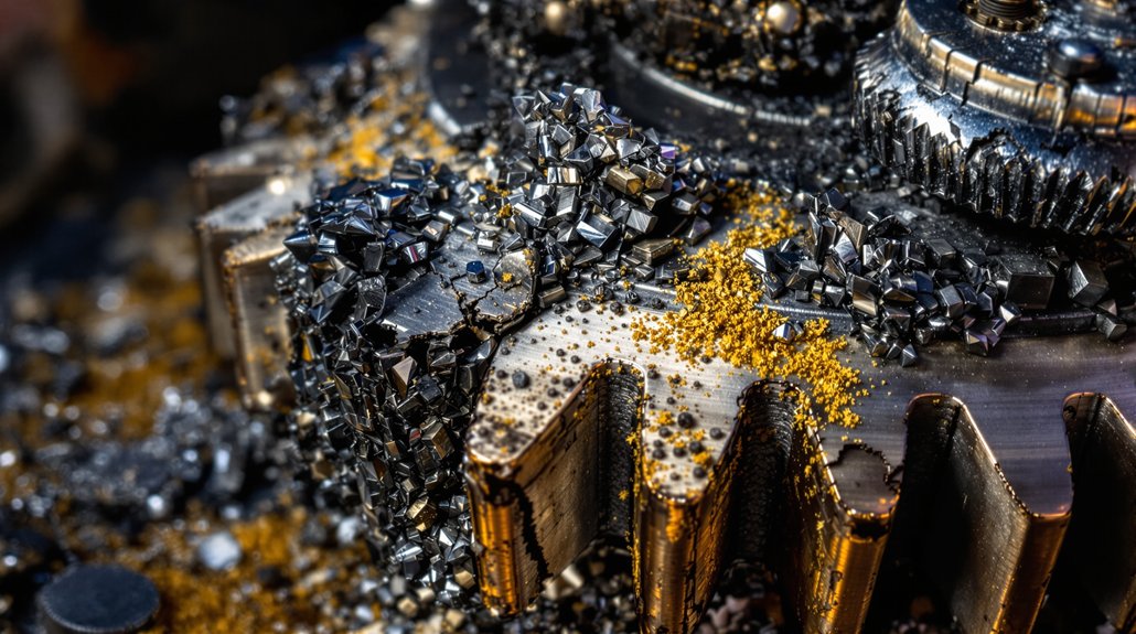 worn pinion causes cascading failures
