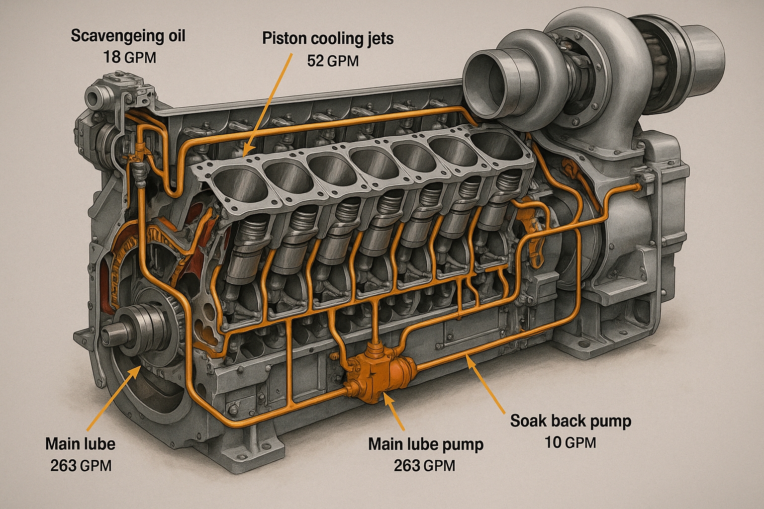 Soaking Engine How to Properly Install Turbo Soak Back Pump 40182032 in a Locomotive?