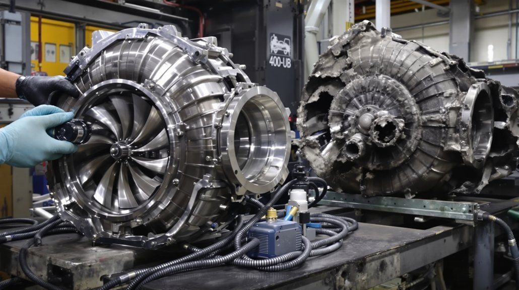 oil coked turbocharger bearing failure