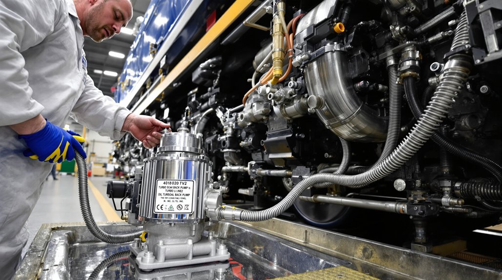 precise turbo oil electrical integration