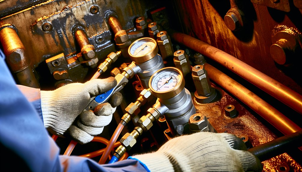 leak down and pressure diagnostics