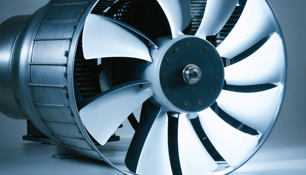 blade camber controls pressure differential