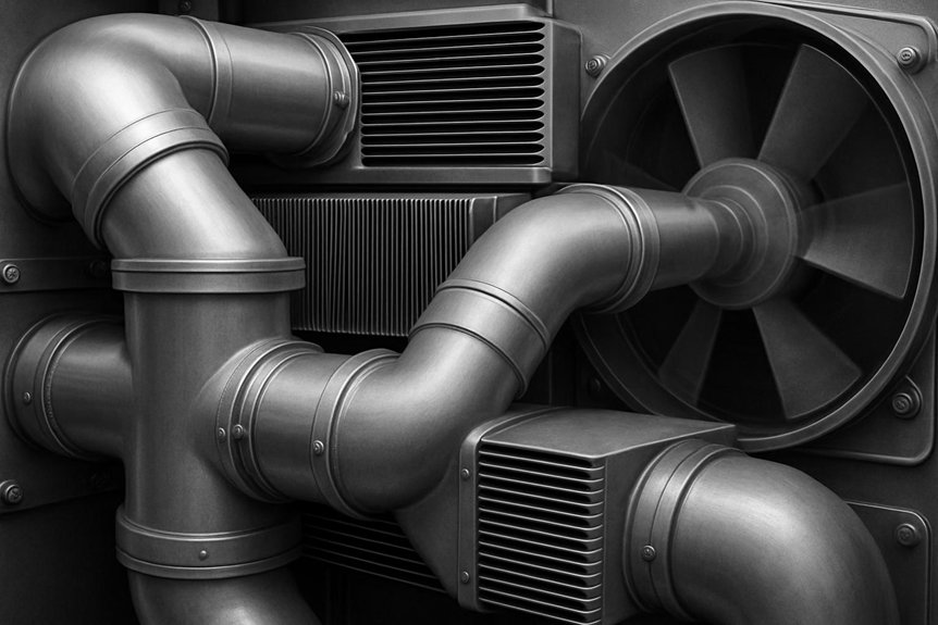 cooling duct system resistance