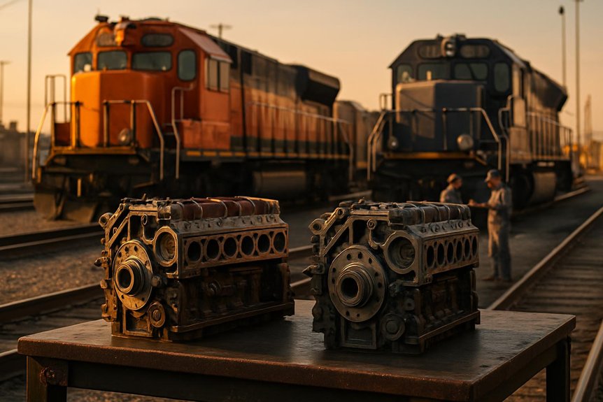 verify emd 645 vs 710 fitment