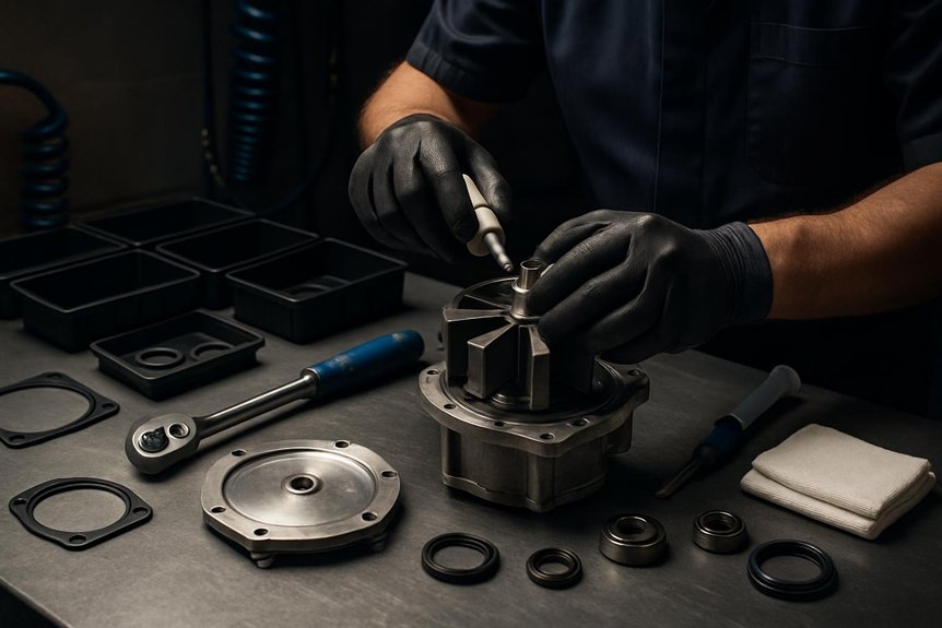 controlled exhauster inspection and cleaning