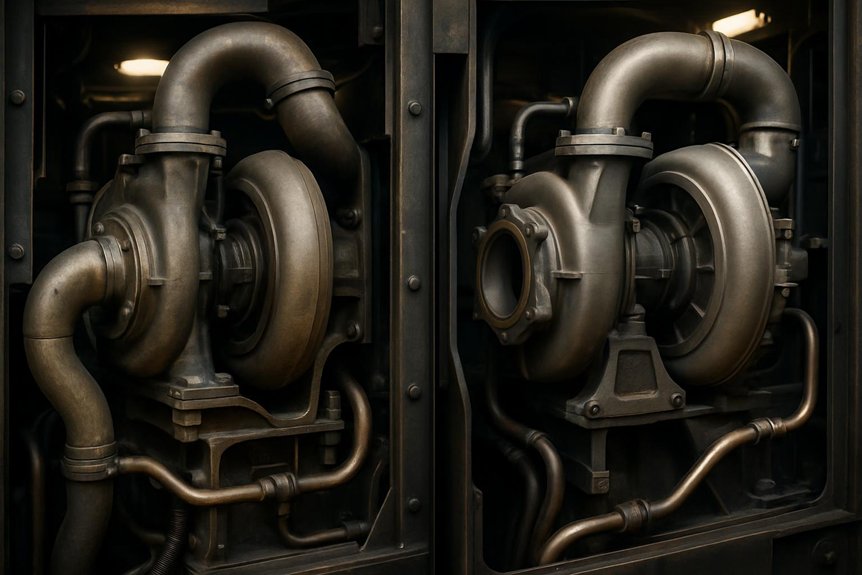 exhaust and intake routing adaptations