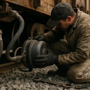 Fix Freight Train Brake Diaphragm Problems