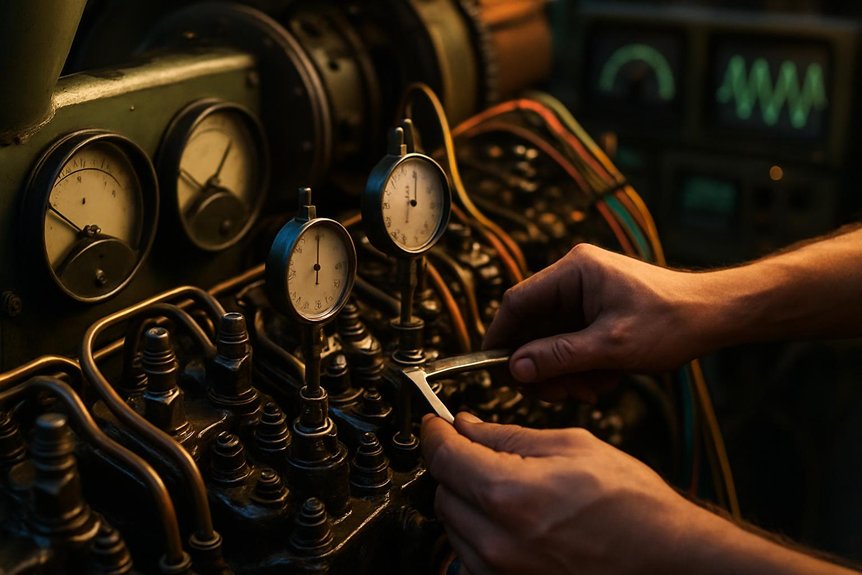 fuel injection timing monitoring