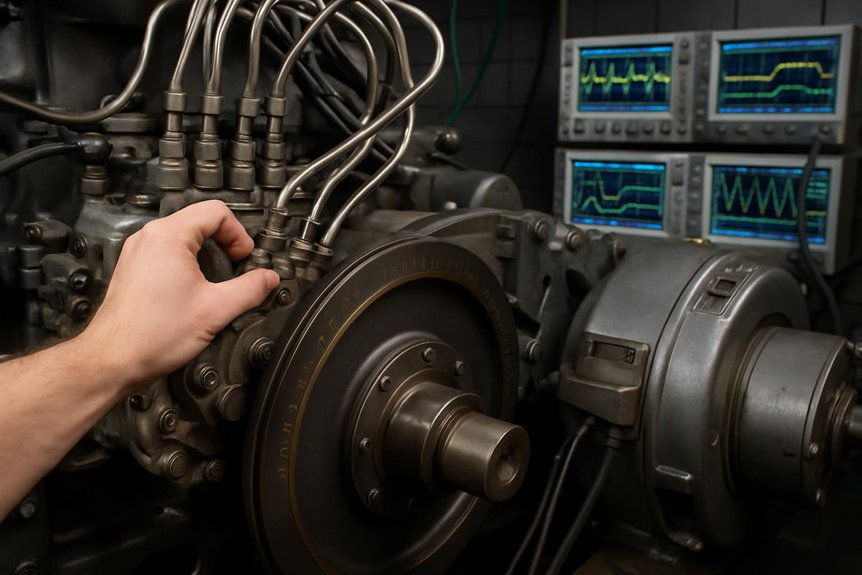 injection timing alters power