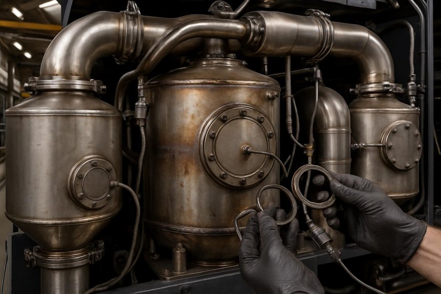 Diesel Oxidation Catalyst (DOC) on the F125