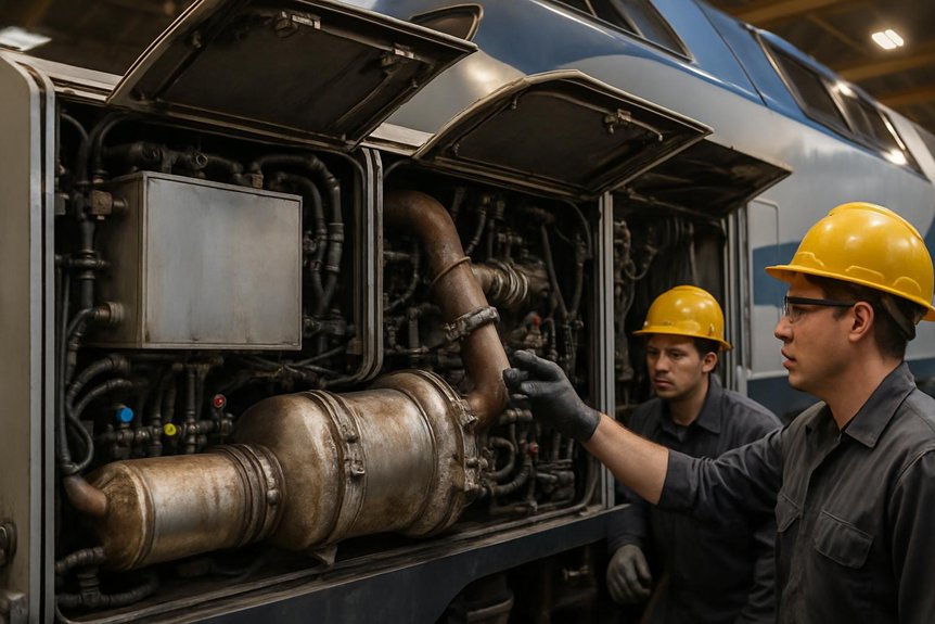 SCR and DEF System on the EMD F125