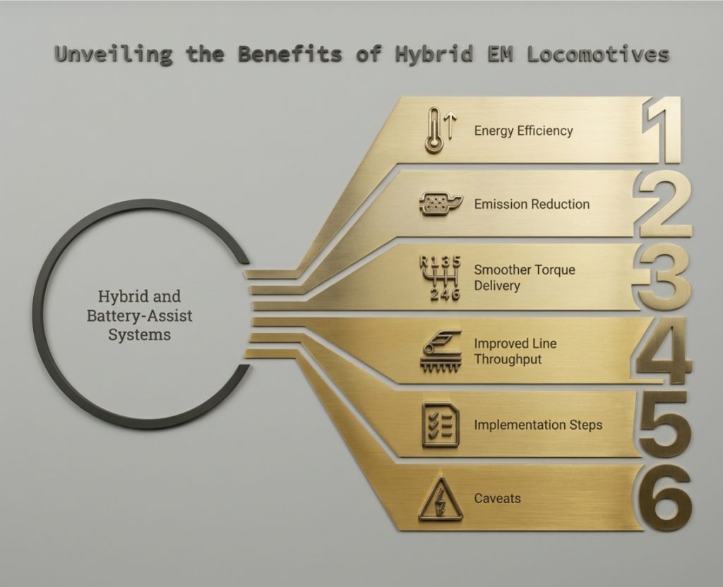 Hybrid and Battery-Assist Systems for EM Locomotives