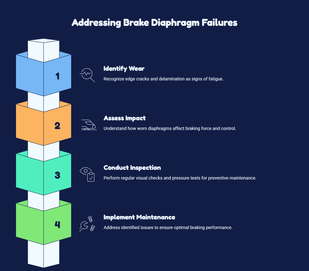 Safety-Driven Failure Modes of Brake Diaphragms