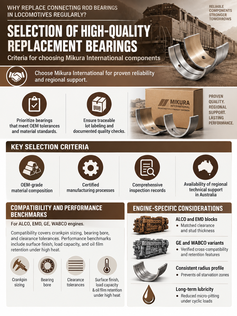 Selection of High-Quality Replacement Bearings