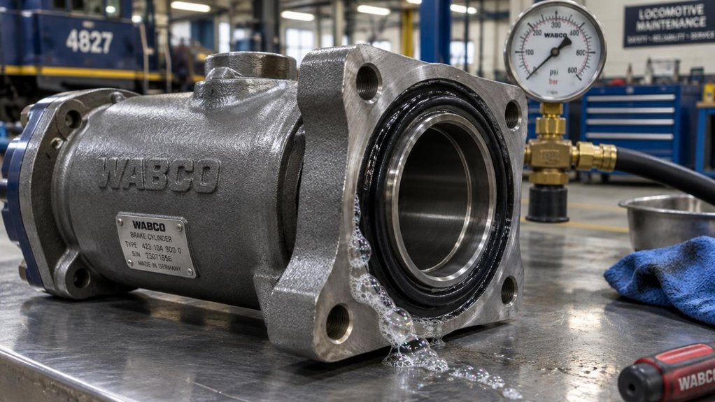 Leak-Test the WABCO Cylinder Before Returning to Service