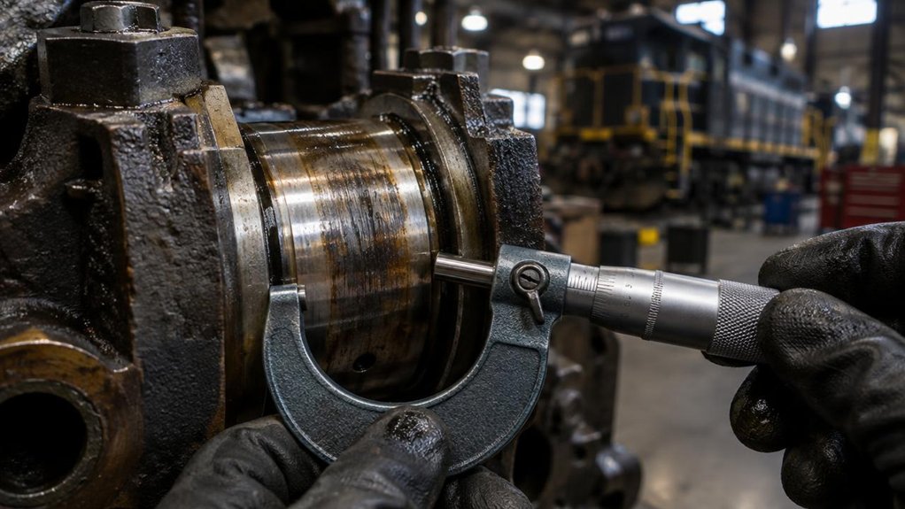 Compare Bearing Wear With EMD Limits