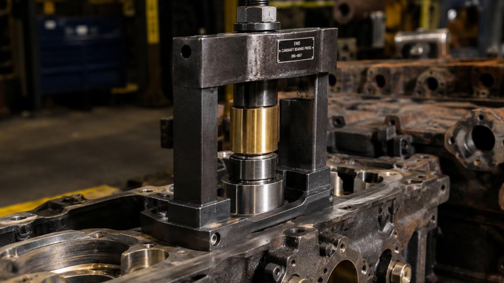 Why Generic Press Tools Fail on EMD Camshaft Bearings?
