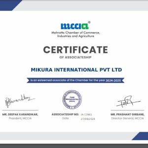 MCCIA CERTIFICATE MCCIA CERTIFICATE