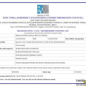 EEPC CERTIFICATE EEPC CERTIFICATE